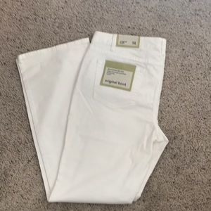 Ann Taylor Loft White Jeans